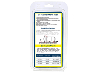 3/8" x 15' Marine Blue REFLECTIVE Double Braided  Nylon Dock Line - For Boats up to 25' - Long Lasting Mooring Rope - Strong Nylon Dock Ropes for Boats - Marine Grade Sailboat Docking Rope