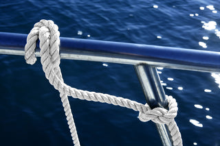 3/8" x 20' White - (2 Pack) - 3 Strand Twisted Nylon Dock Line - For Boats up to 25'