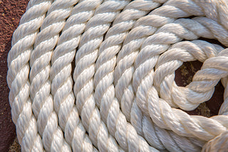 3/8" x 20' White - (2 Pack) - 3 Strand Twisted Nylon Dock Line - For Boats up to 25'
