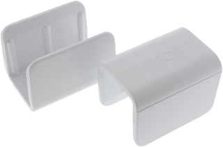 BC-22 | Bimini Clip 1 1/4" White Square Clip (5 Pack)