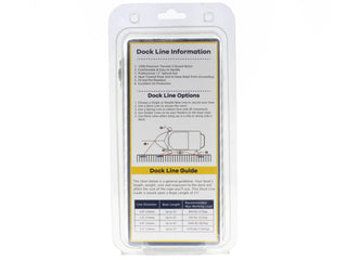 3/8" x 20' White 3 Strand Twisted Nylon Dock Line - For Boats up to 25' -  Sold Individually