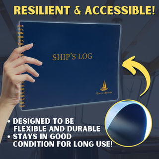 DB-02 | Spiral Bound Ship's Log Book
