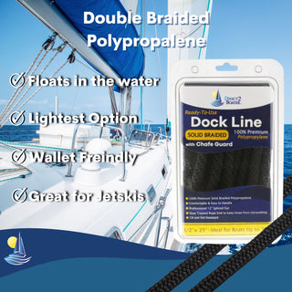Double Braided Polypropylene Dock Line