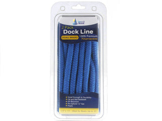 Double Braided Polypropylene Dock Line - 2 Pack