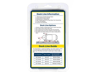 DB-130 | 1/2" x 25' - White Double Braided 100% Premium Nylon Dock Line - For Boats up to 35'