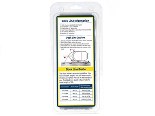 DB-132-2T | 1/2" x 15' - White (2 Pack) Double Braided Nylon Dock Line