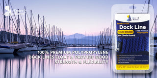 Polypropylene Dock Line with Chafe Guard