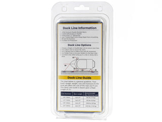 DB-159 | 3/8" x 20' - Gold/White Double Braided 100% Premium Nylon Dock Line - For Boats up to 25'
