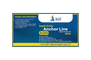 3 Strand Twisted Nylon Anchor Line