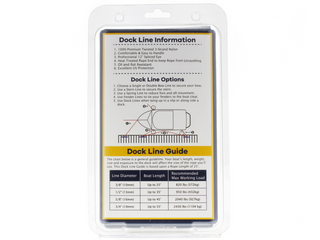 1/2" x 25' White - (2 Pack) - 3 Strand Twisted Nylon Dock Line - For Boats up to 35'