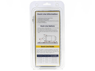 1/2" x 20' White - (2 Pack) - 3 Strand Twisted Nylon Dock Line - For Boats up to 35'