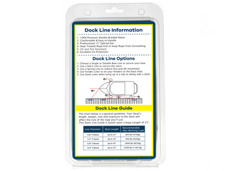 1/2" x 30' - Gold/White (2 Pack) Double Braided 100% Premium Nylon Dock Line - For Boats Up to 35' - Long Lasting Mooring Rope - Strong Nylon Dock Ropes for Boats - Marine Grade Sailboat Docking Rope