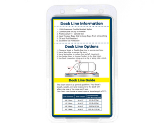 5/8" x 30' - White Double Braided 100% Premium Nylon Dock Line - For Boats Up to 45' - Long Lasting Mooring Rope - Strong Nylon Dock Ropes for Boats - Marine Grade Sailboat Docking Rope