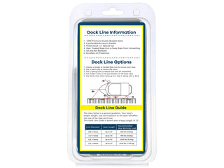 3/8" x 25' - Red (2 Pack) Double Braided 100% Premium Nylon Dock Line - For Boats Up to 25' - Long Lasting Mooring Rope - Strong Nylon Dock Ropes for Boats - Marine Grade Sailboat Docking Rope