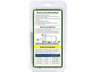 DB-282-2T | 3/8" x 15' Black (2 Pack) REFLECTIVE Double Braided Nylon Dock Line - For Boats up to 25'