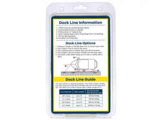 1/2" x 25' - Royal Blue (2 Pack) Double Braided 100% Premium Nylon Dock Line - For Boats up to 35' - Long Lasting Mooring Rope - Strong Nylon Dock Ropes for Boats - Marine Grade Sailboat Docking Rope