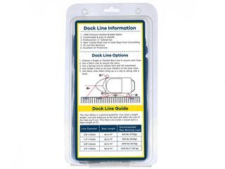 5/8" x 20' - Royal Blue Double Braided 100% Premium Nylon Dock Line - For Boats Up to 45' - Long Lasting Mooring Rope - Strong Nylon Dock Ropes for Boats - Marine Grade Sailboat Docking Rope