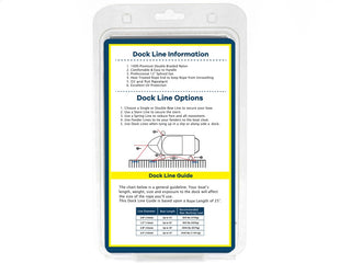 3/4" x 25' - Red (2 Pack) Double Braided 100% Premium Nylon Dock Line - For Boats Up to 55' - Long Lasting Mooring Rope - Strong Nylon Dock Ropes for Boats - Marine Grade Sailboat Docking Rope