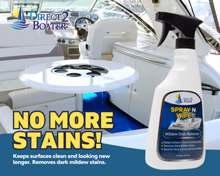 Spray N Wipe Mildew Stain Remover for Vinyl, Cushions, Canvas, Bimini's & Outdoor Umbrellas 16 fl oz By Direct 2 Boater