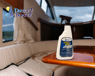 Spray N Wipe Mildew Stain Remover for Vinyl, Cushions, Canvas, Bimini's & Outdoor Umbrellas 16 fl oz By Direct 2 Boater