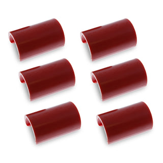 BC-03 | Bimini Clip 7/8" Red Round Clip (6 Pack)