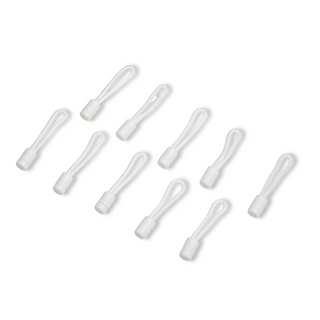 SP-12W | Stayput White Pull Cords (10 Pack) Used with Shock Cords & Zippers for Canvas Sold Separately