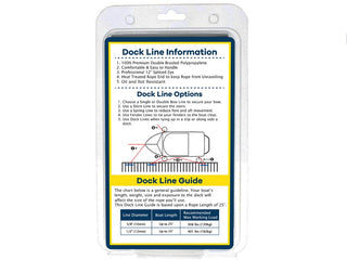 Double Braided Polypropylene Dock Line - 2 Pack