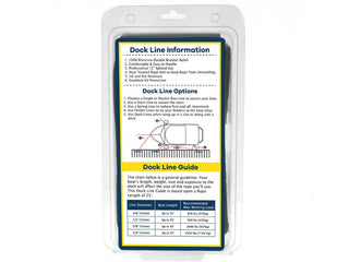 DB-141 | 5/8" x 20' - Black Double Braided 100% Premium Nylon Dock Line - For Boats up to 45'