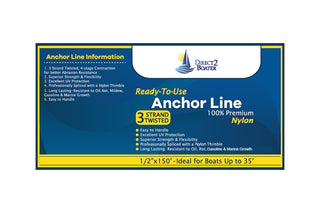 3 Strand Twisted Nylon Anchor Line
