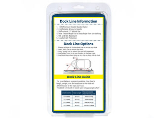 5/8" x 35' - Royal Blue Double Braided 100% Premium Nylon Dock Line - For Boats Up to 45' - Long Lasting Mooring Rope - Strong Nylon Dock Ropes for Boats - Marine Grade Sailboat Docking Rope