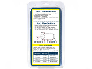 3/4" x 25' - Royal Blue (2 Pack) Double Braided 100% Premium Nylon Dock Line - For Boats Up to 55' - Long Lasting Mooring Rope - Strong Nylon Dock Ropes for Boats - Marine Grade Sailboat Docking Rope