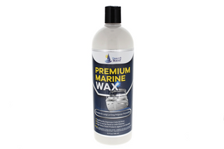 UV Protectant Spray for Vinyl, Plastic, Rubber, Fiberglass, etc 32 fl oz & High Gloss Premium Marine Wax 32 oz (2 Items)