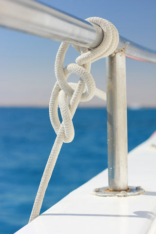 3/4" x 30' - White Double Braided 100% Premium Nylon Dock Line - For Boats Up to 55' - Long Lasting Mooring Rope - Strong Nylon Dock Ropes for Boats - Marine Grade Sailboat Docking Rope